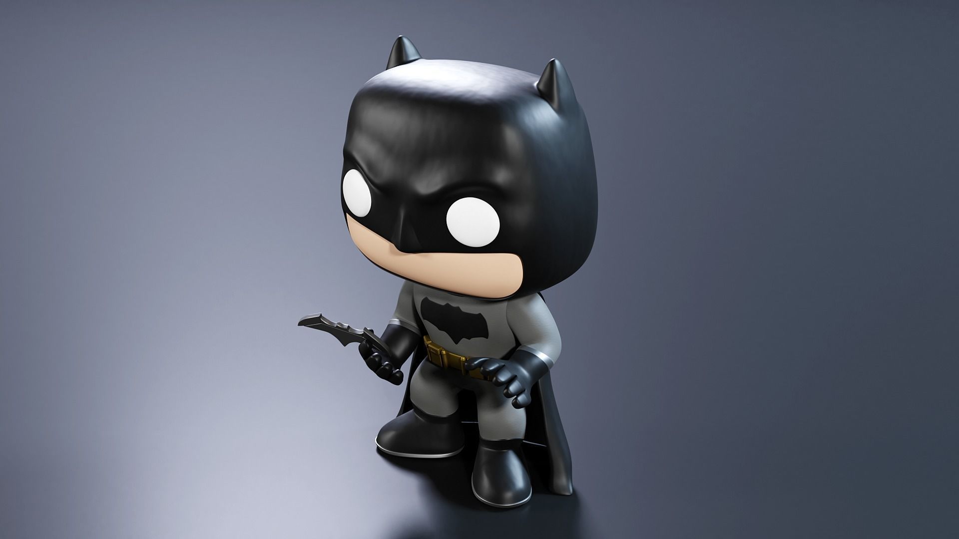 Funko Batman 3D model_8