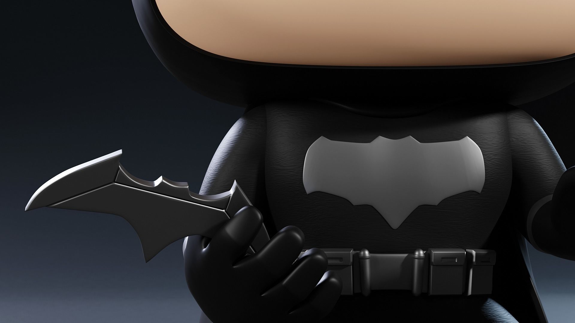 Funko Batman 3D model_6