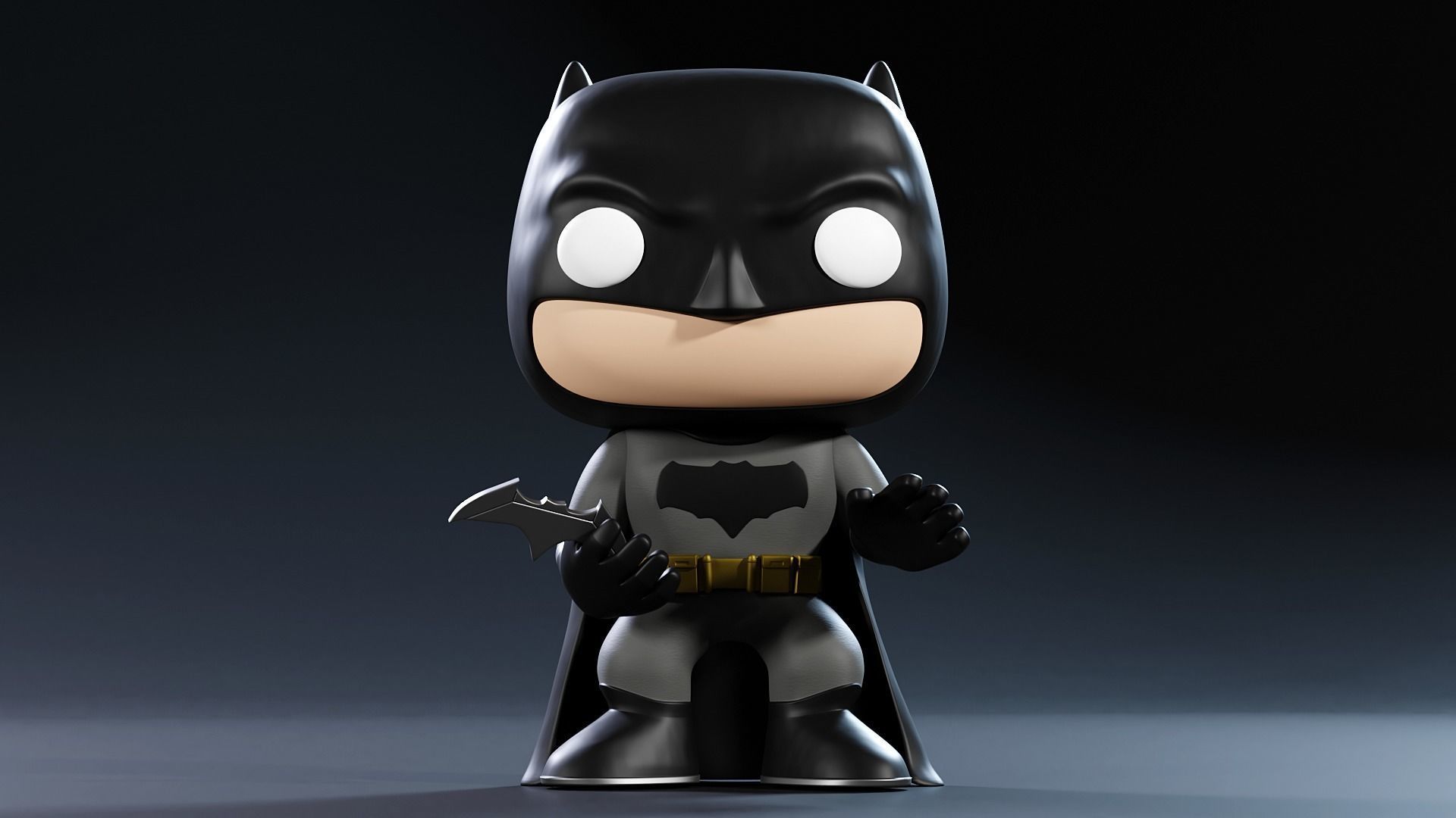 Funko Batman 3D model_10