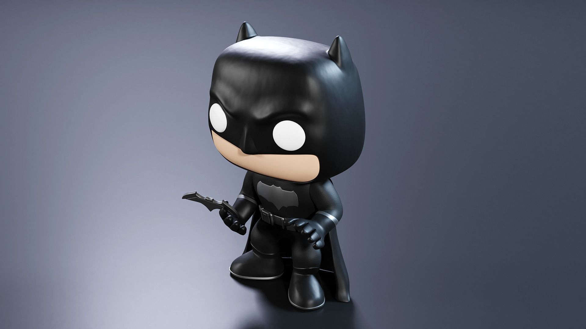 Funko Batman 3D model_2