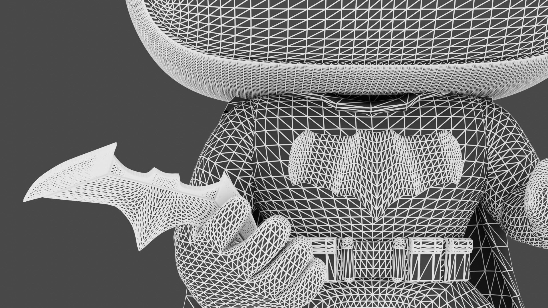 Funko Batman 3D model_23