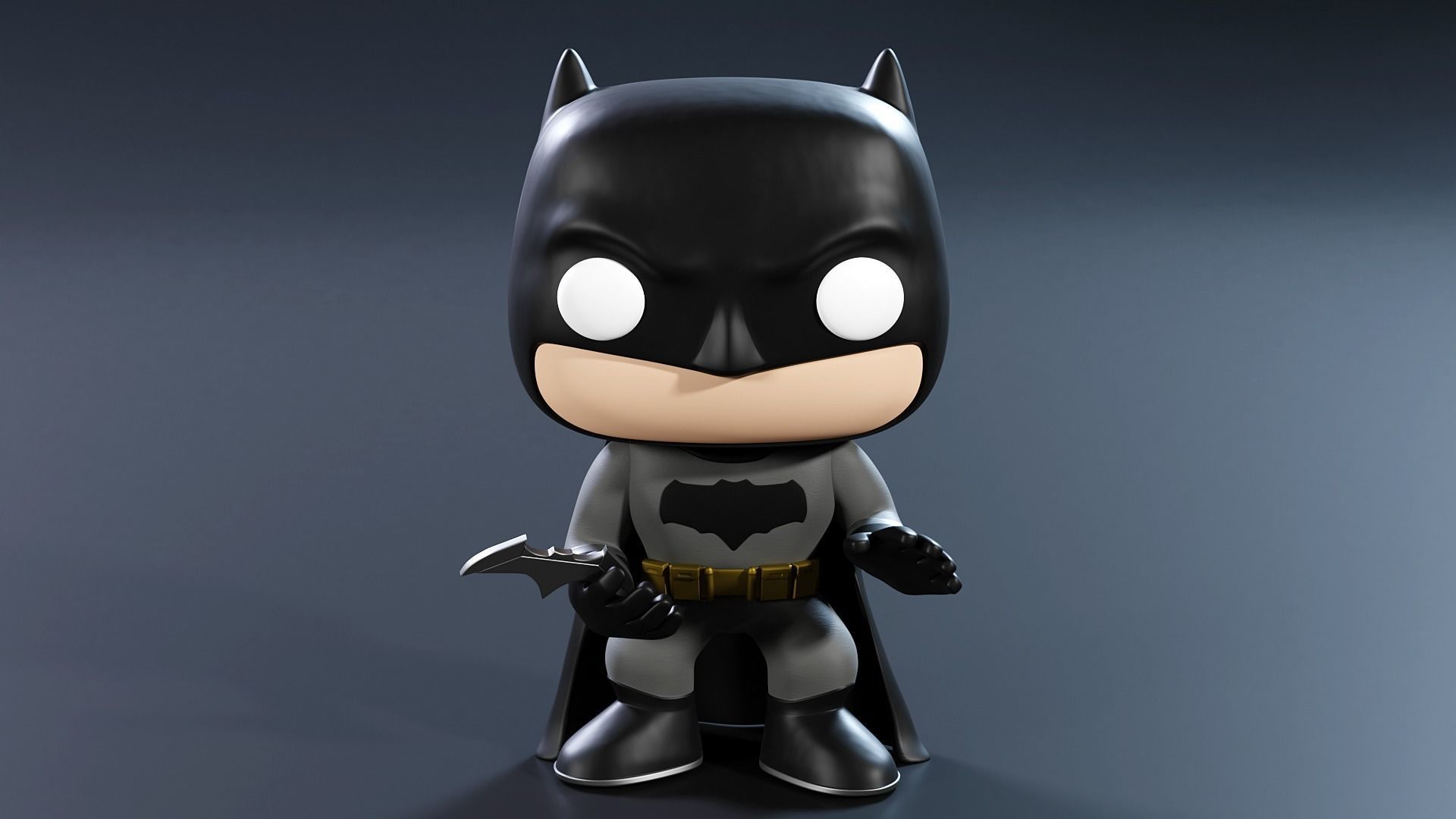 Funko Batman 3D model_7