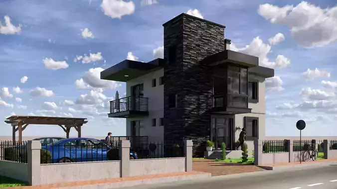 HOUSE YAYLA SKETCHUP 