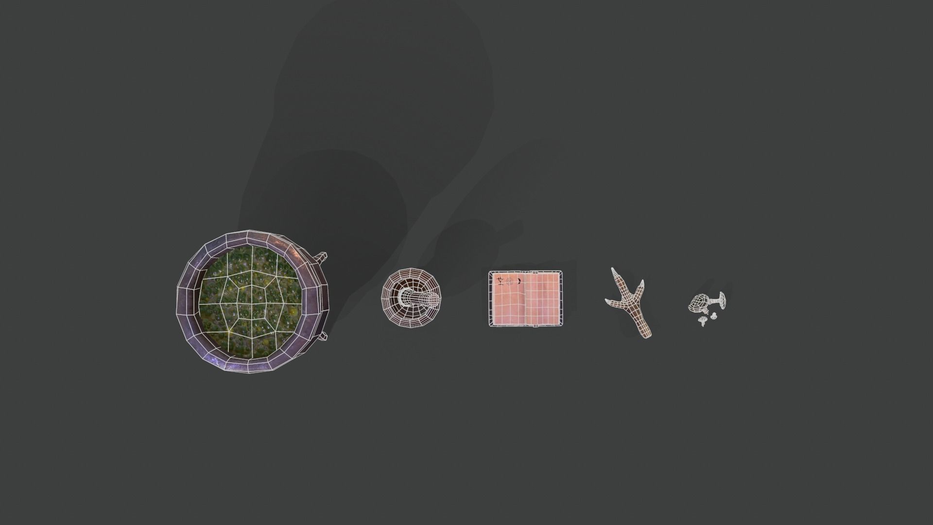 Alchemist Items Stylized  Low-poly 3D model_5