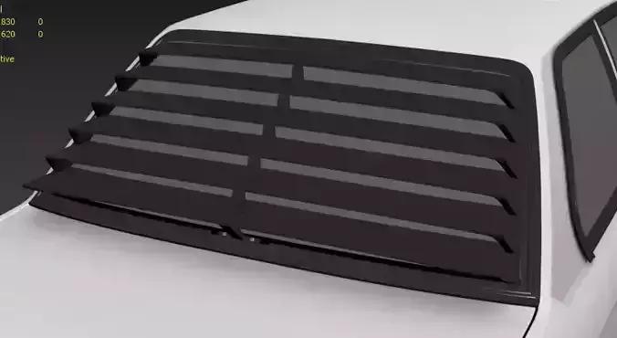 classic e21 rear windshield louvers