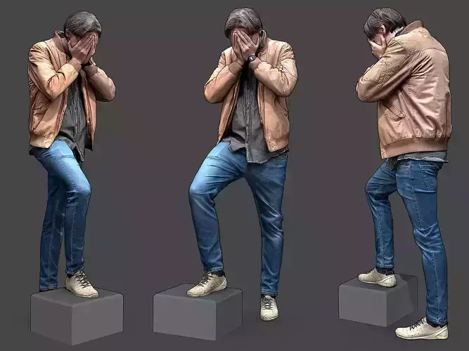 Stylized Man Character 3D model