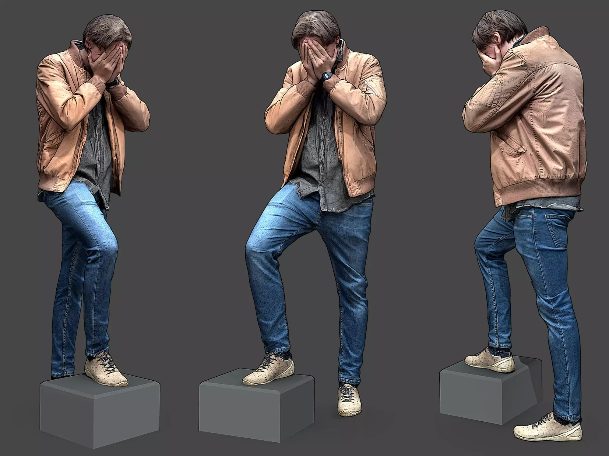 Stylized Man Character 3D model