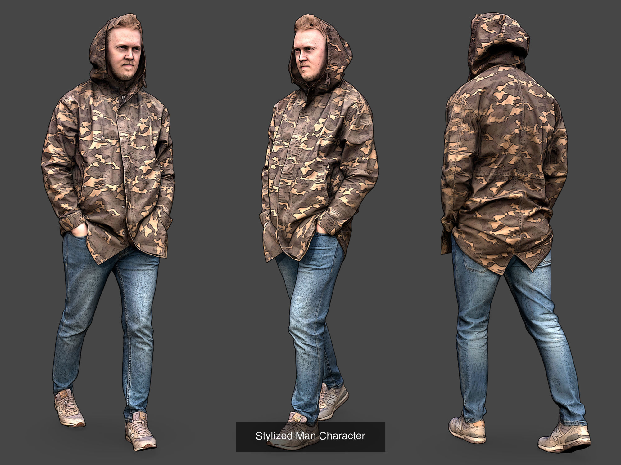 Stylized Characters Volume 3 3D Model Collection_10