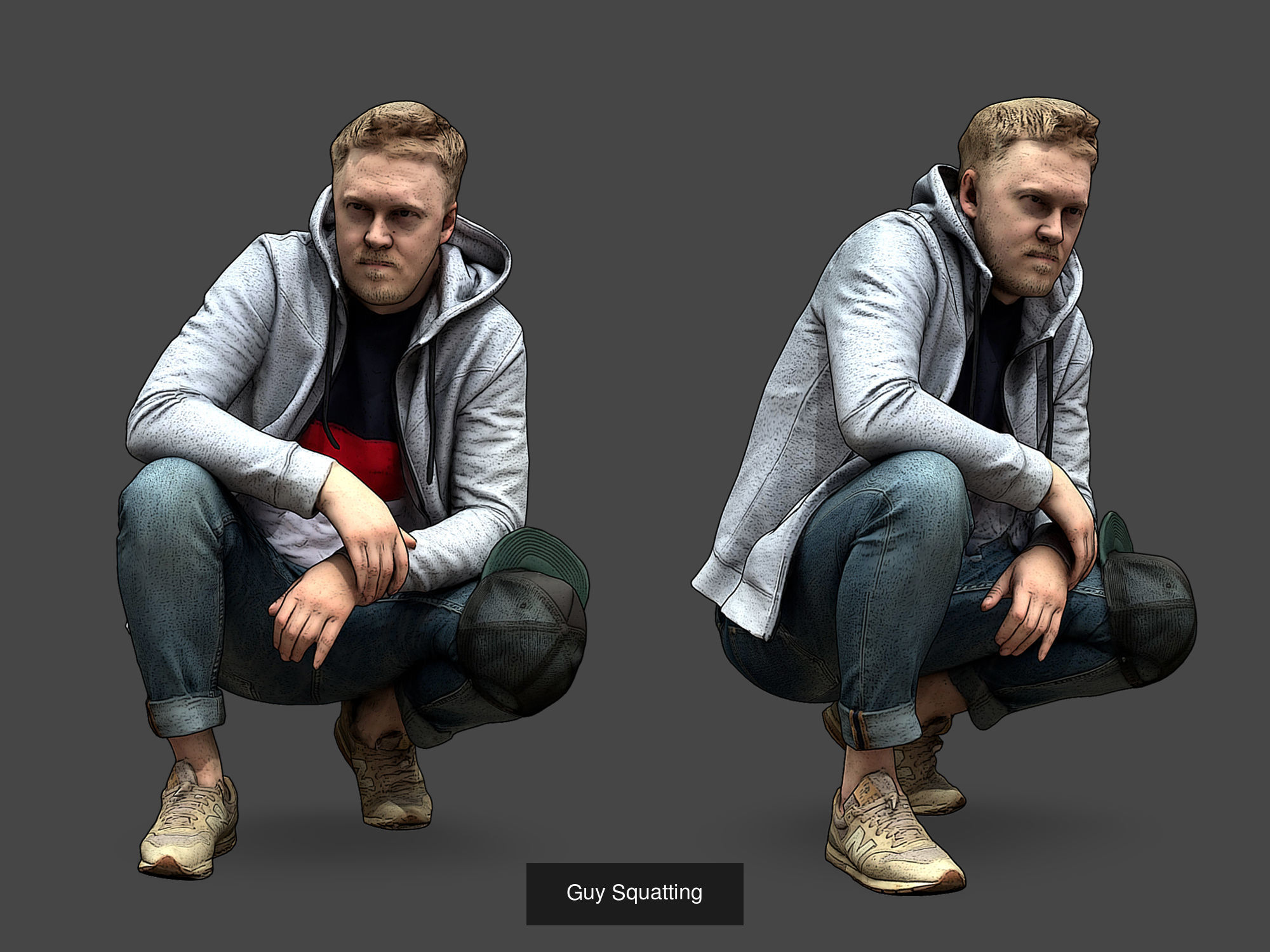 Stylized Characters Volume 3 3D Model Collection_8