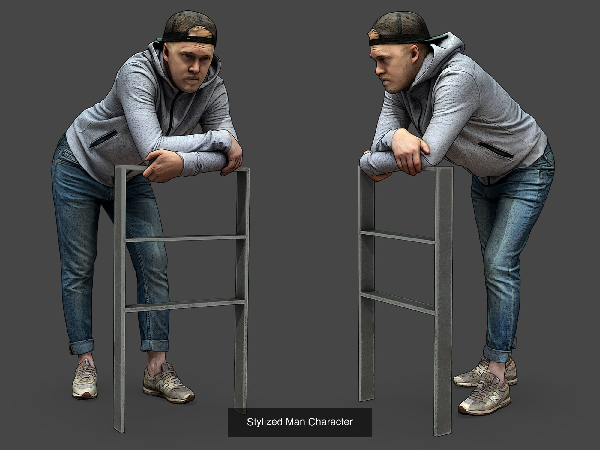 Stylized Characters Volume 3 3D Model Collection_14