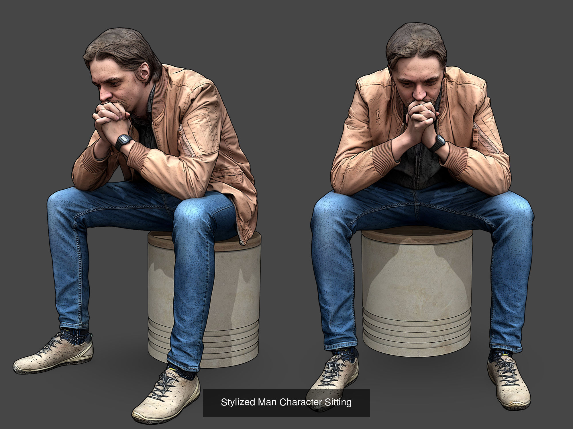 Stylized Characters Volume 3 3D Model Collection_4