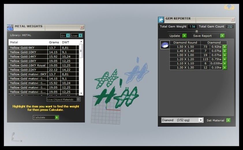 H PAVE LETTER FONT PENDANT 3D print model_11