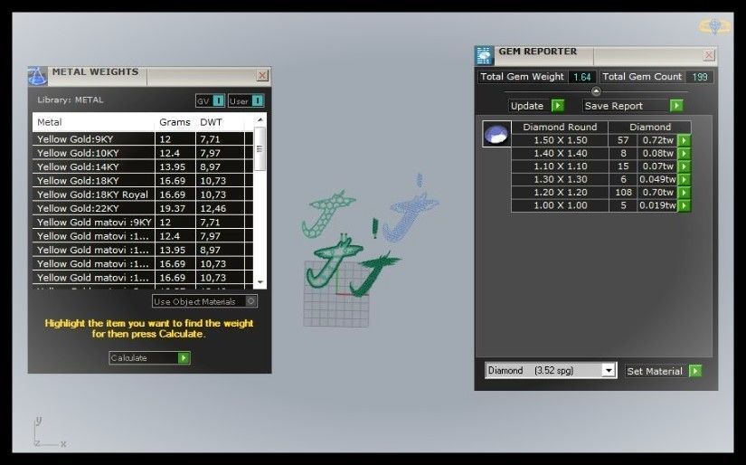 J PAVE LETTER FONT PENDANT 3D print model_11