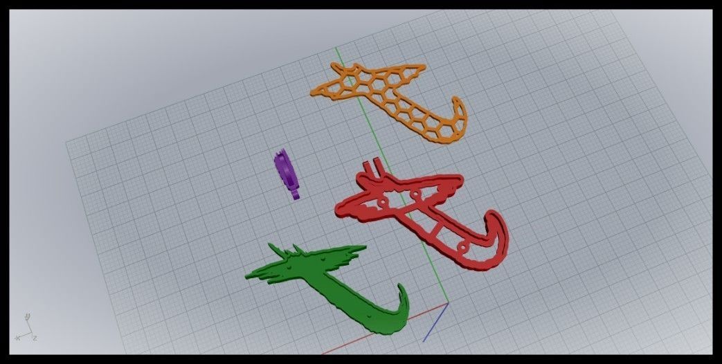 J PAVE LETTER FONT PENDANT 3D print model_7