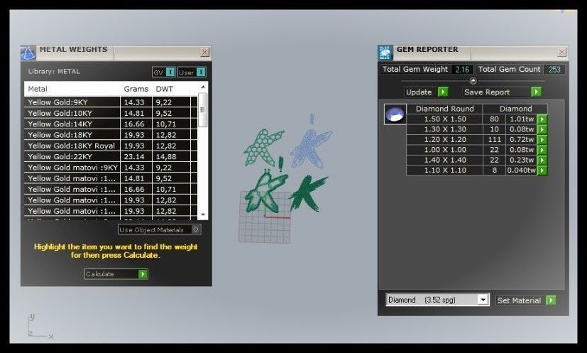 K PAVE LETTER FONT PENDANT 3D print model_11