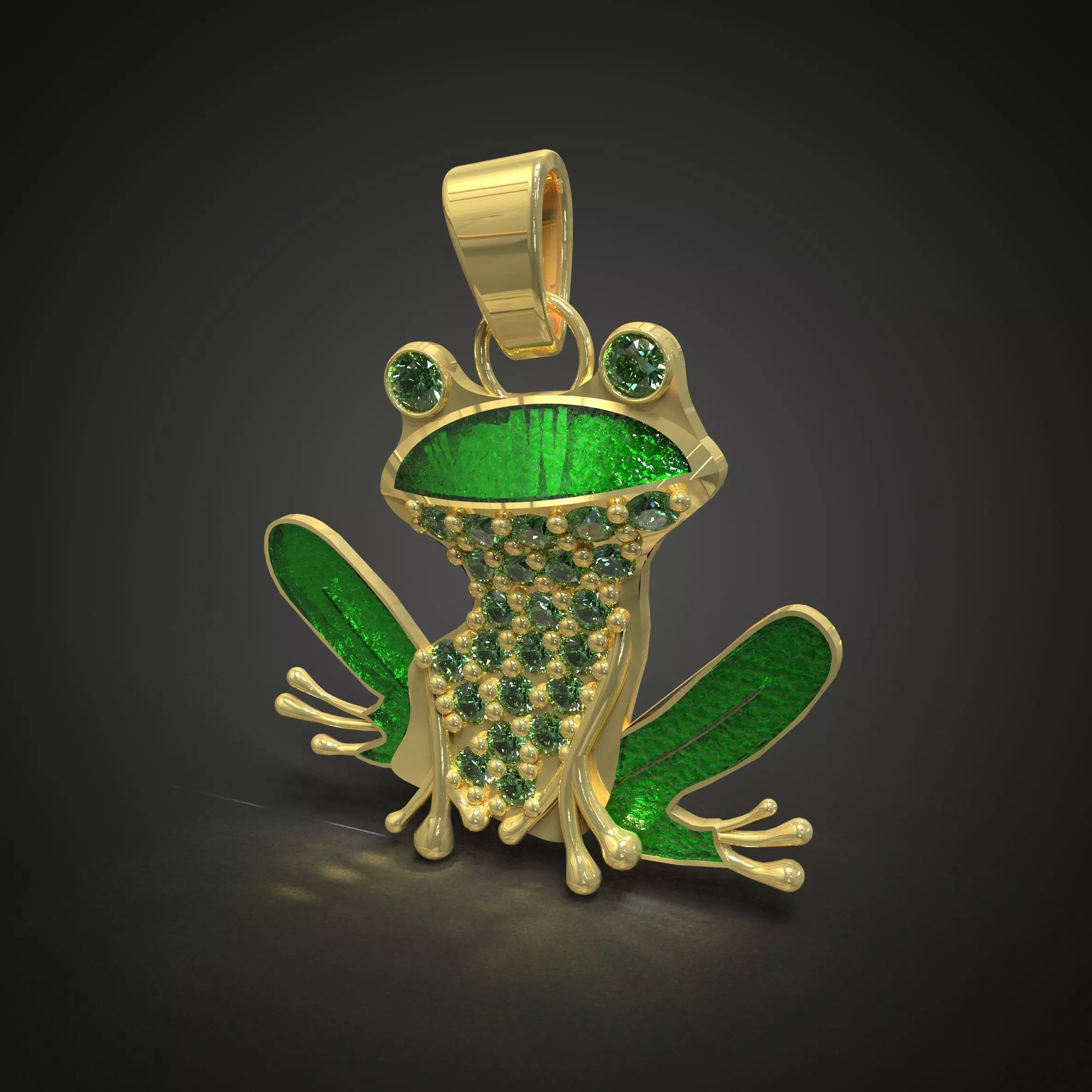 frog necklaces Free 3D print model