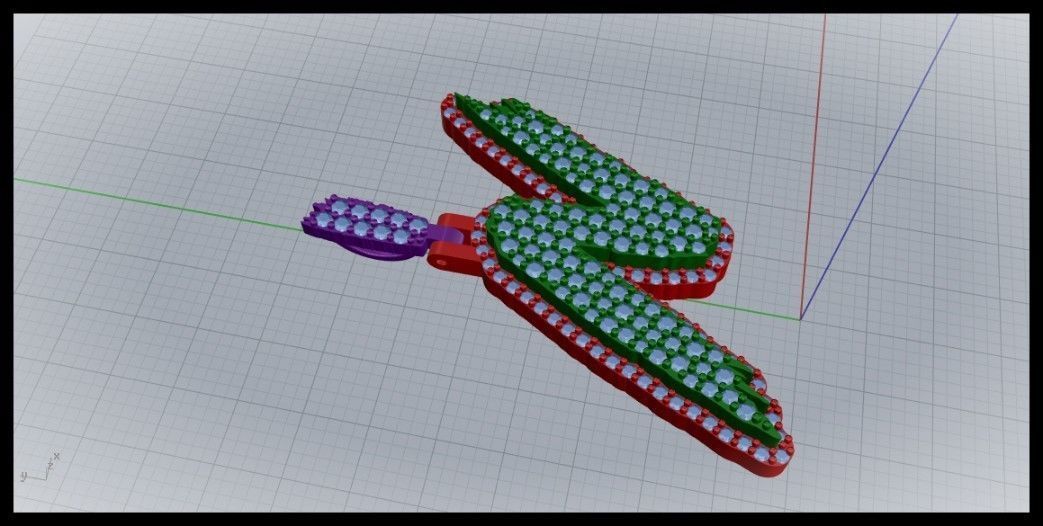 N PAVE LETTER FONT PENDANT 3D print model_2