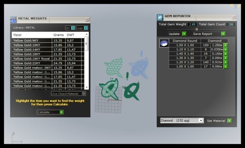 Q PAVE LETTER FONT PENDANT 3D print model_11