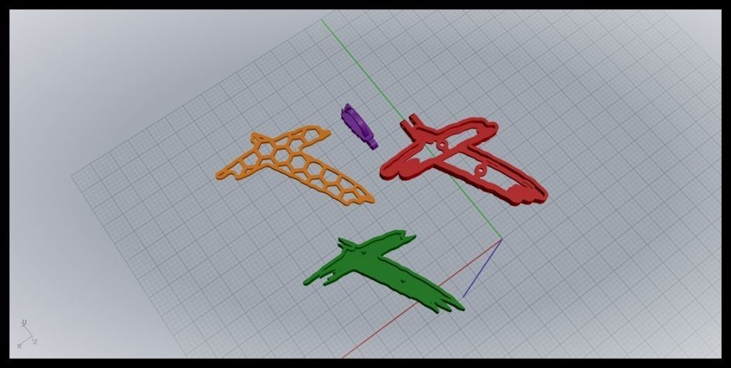 T PAVE LETTER FONT PENDANT 3D print model_7