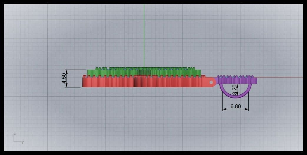 V PAVE LETTER FONT PENDANT 3D print model_9