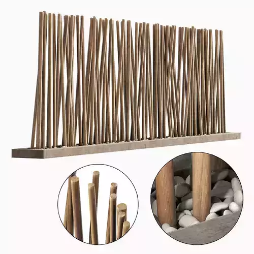 Partition branch small pebble n1