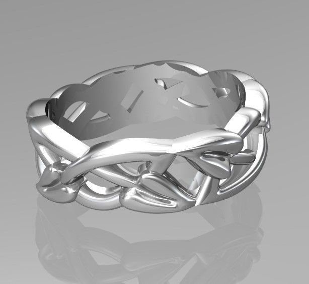 Eternity band 3D print model_3