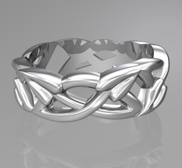 Eternity band 3D print model_2