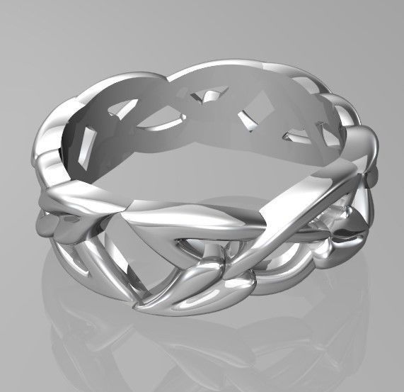 Eternity band 3D print model_4