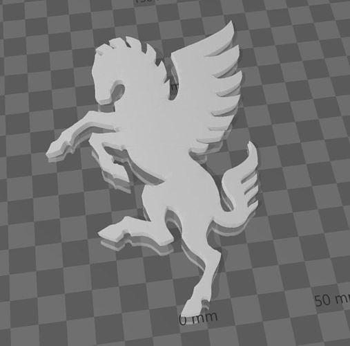 Pegasus icone 3D print model