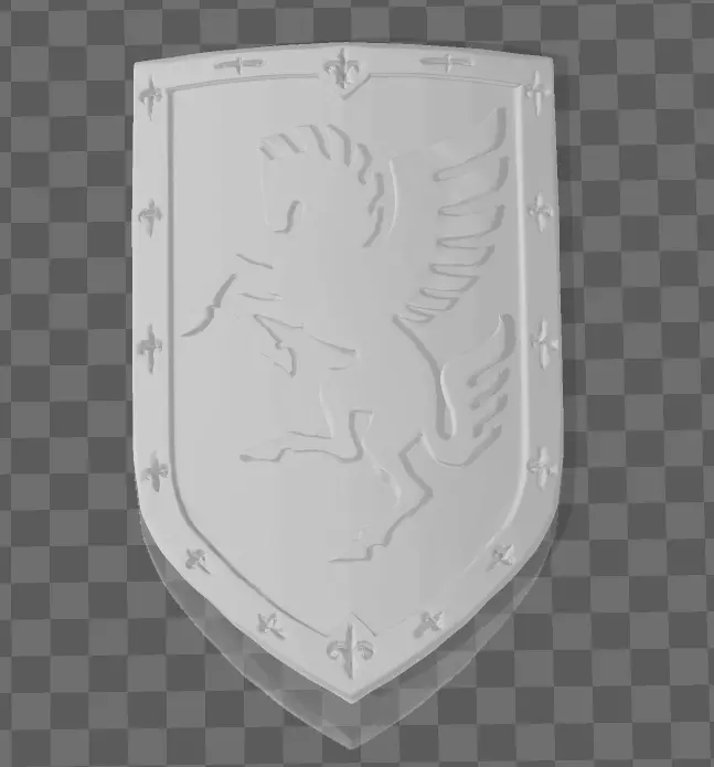 Shield Pegasus Knight 3D print model