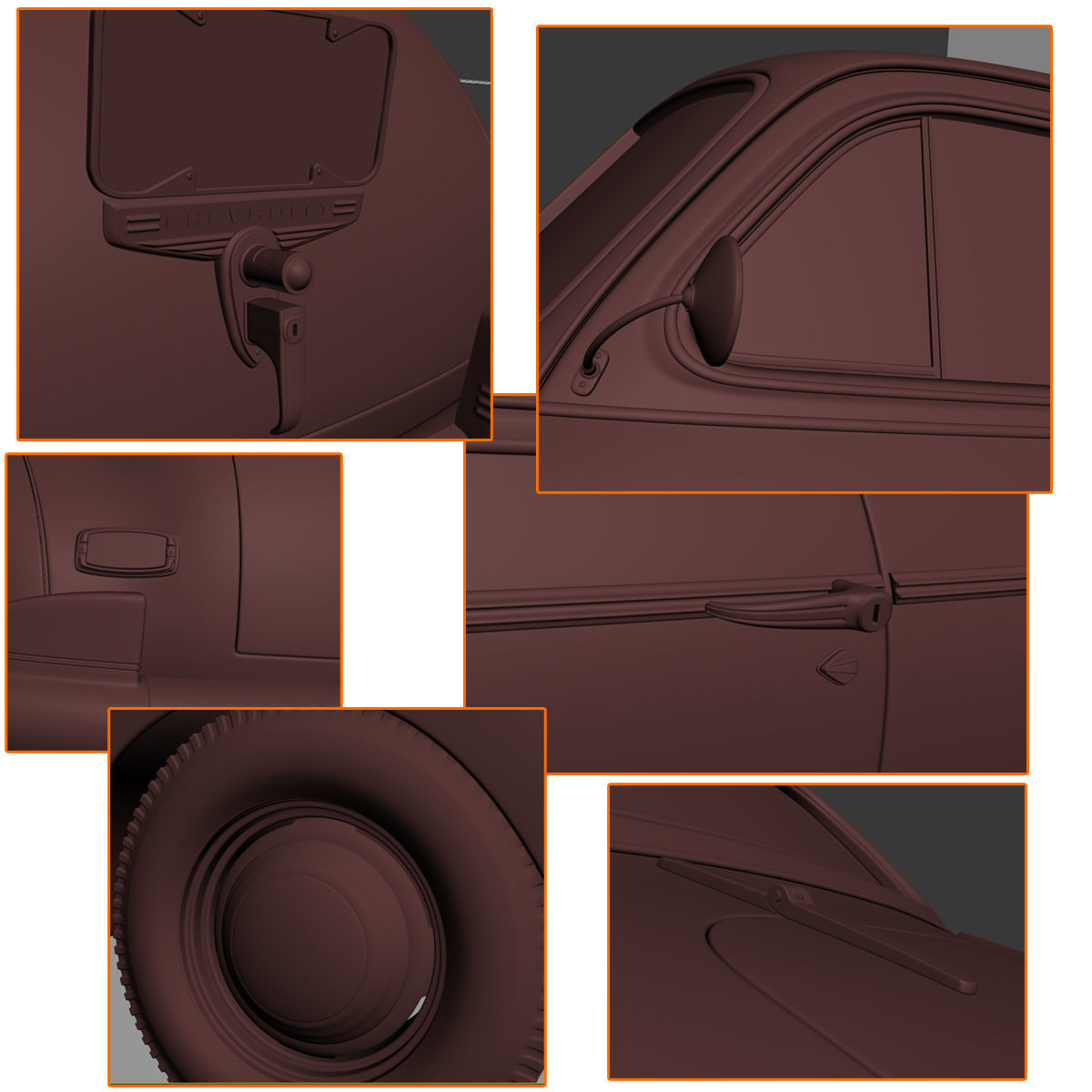 Chevrolet 1941 3D model_14