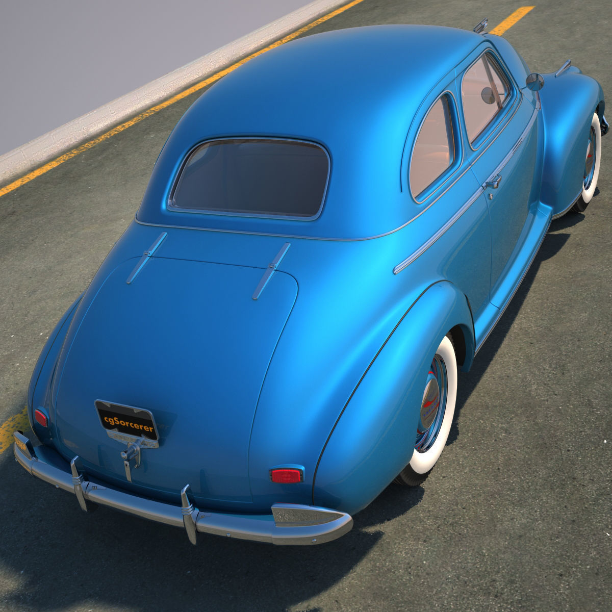 Chevrolet 1941 3D model_6