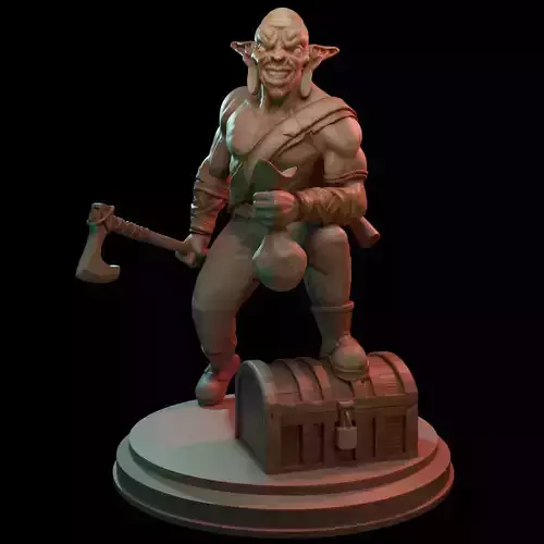 Goblin Miniature 3D print model