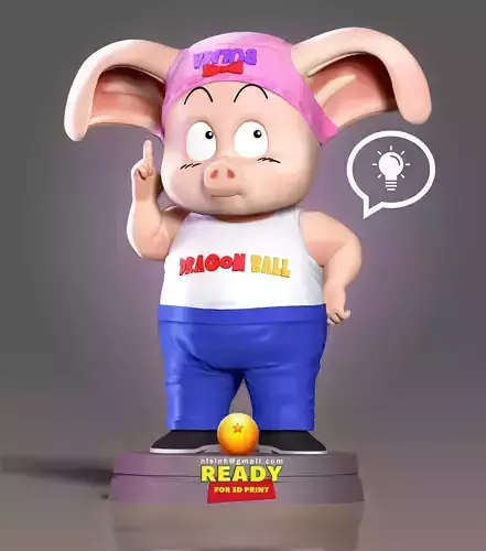 Oolong - Dragon ball Fanart 3D print model