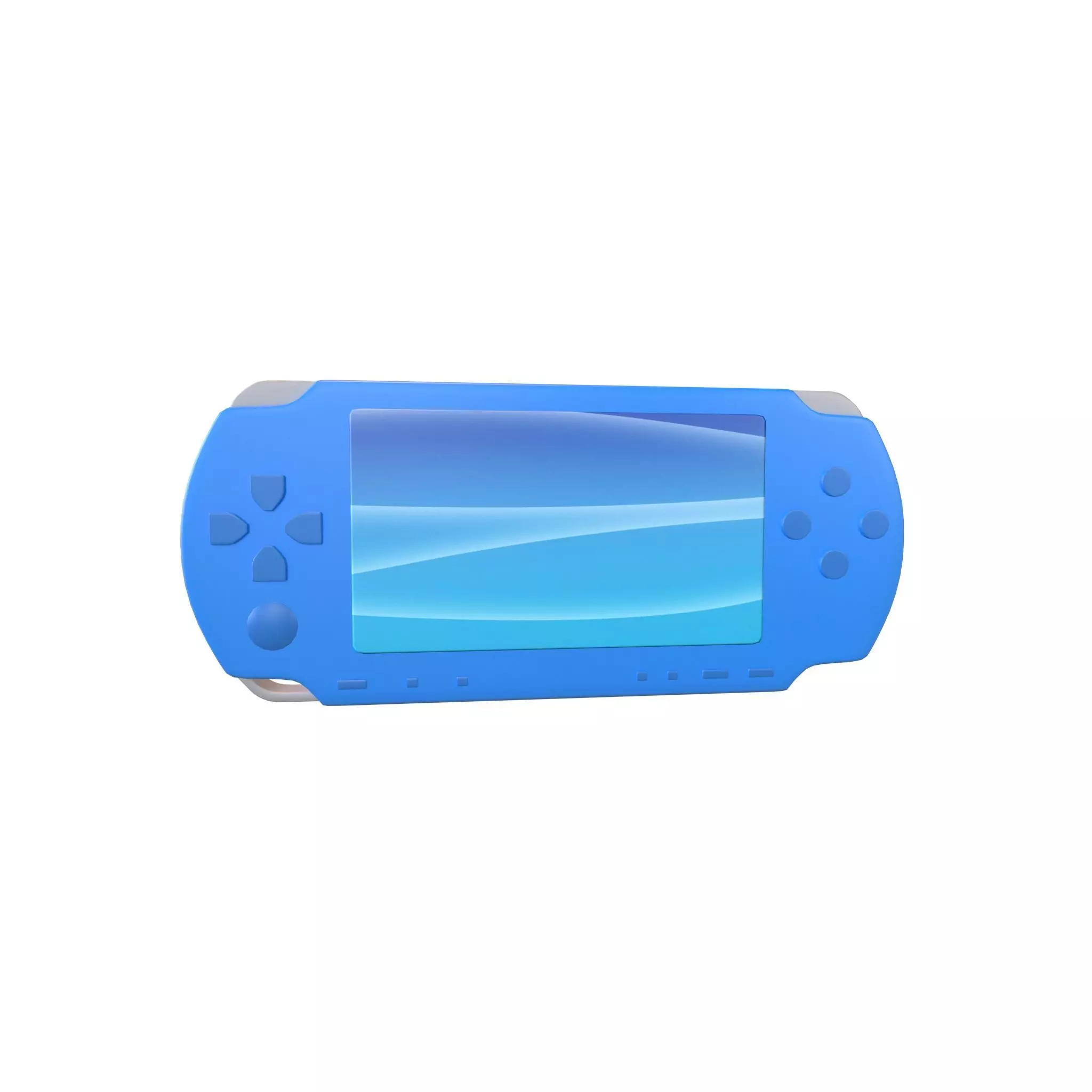 Cartoon PSP v1 008 Low-poly 3D model_0