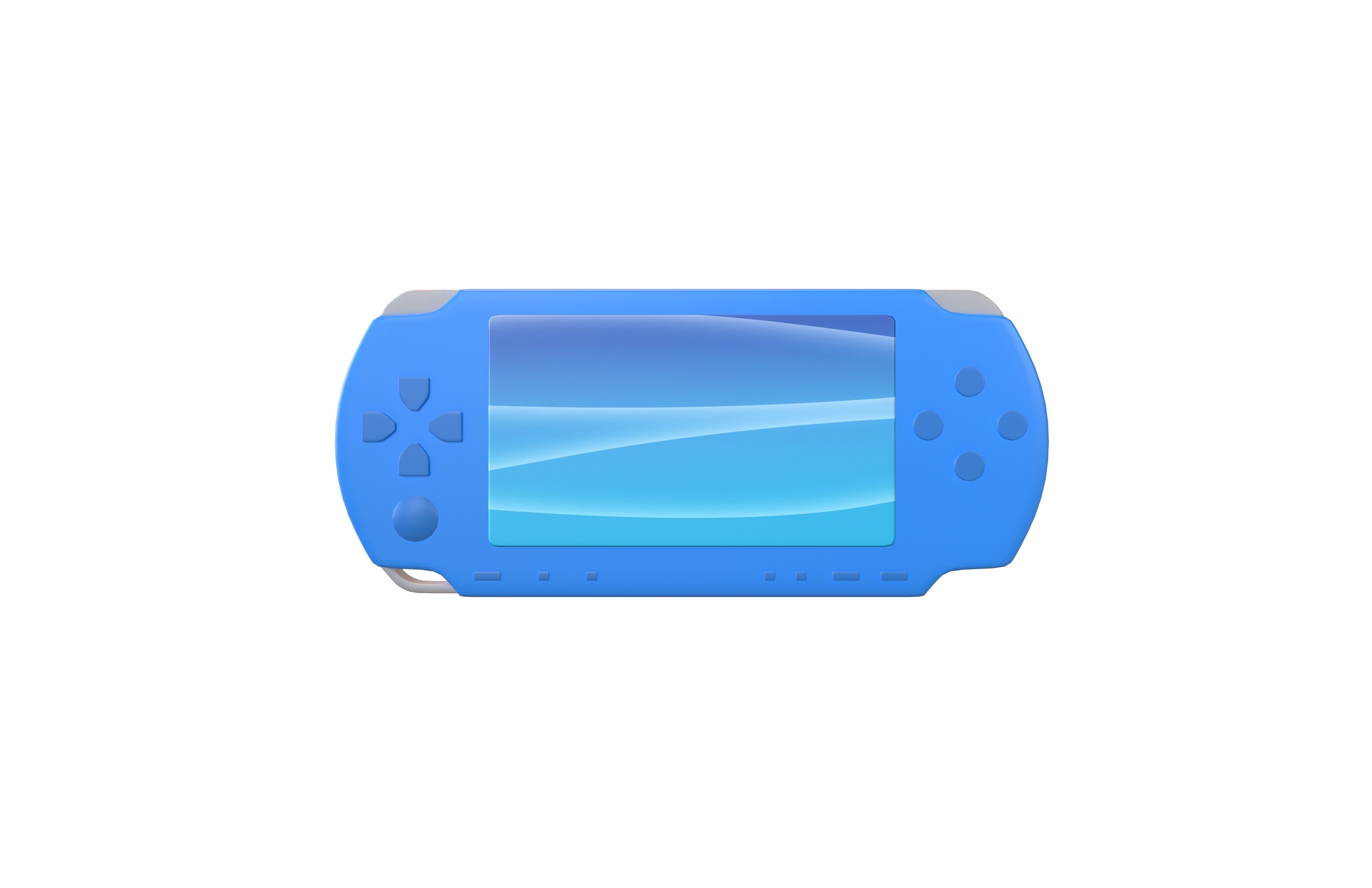 Cartoon PSP v1 008 Low-poly 3D model_1