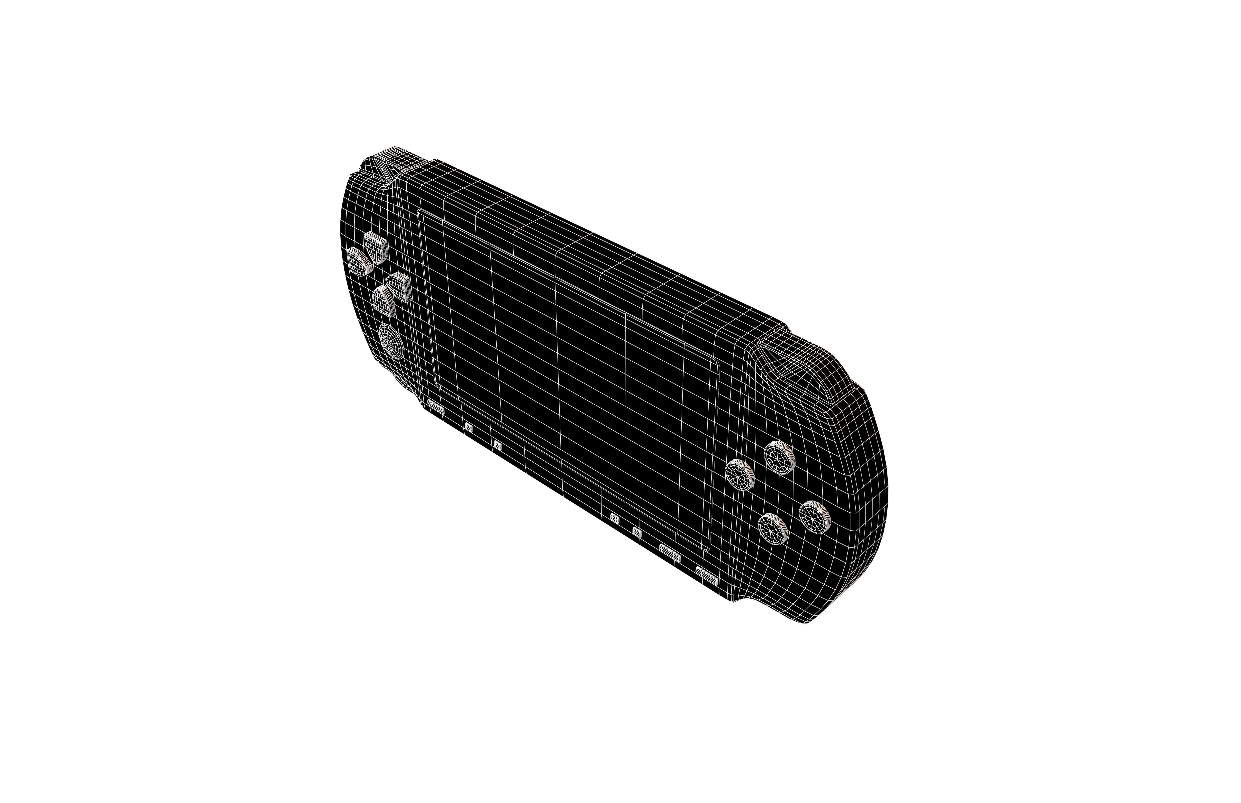 Cartoon PSP v1 008 Low-poly 3D model_6