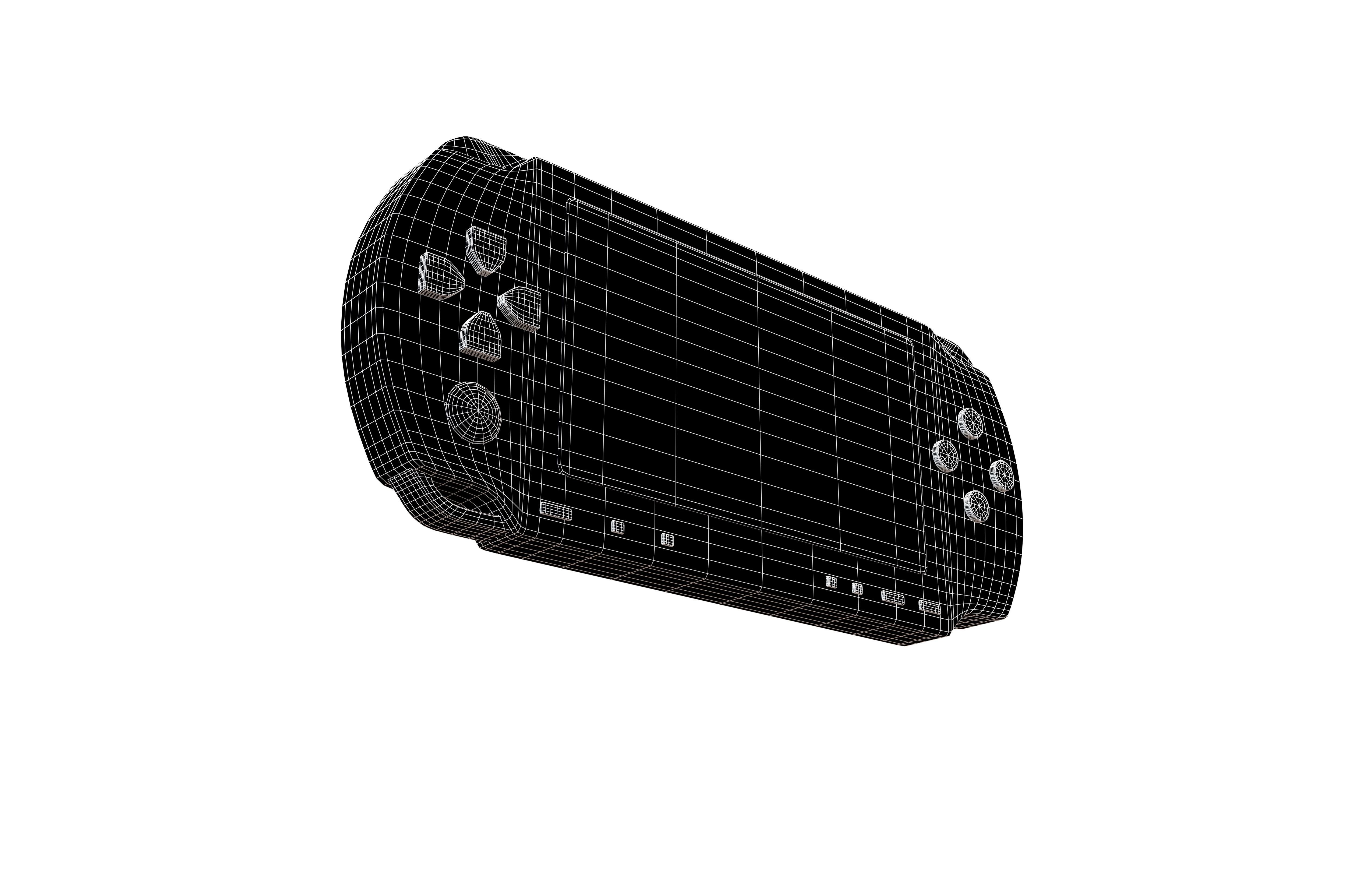 Cartoon PSP v1 008 Low-poly 3D model_7