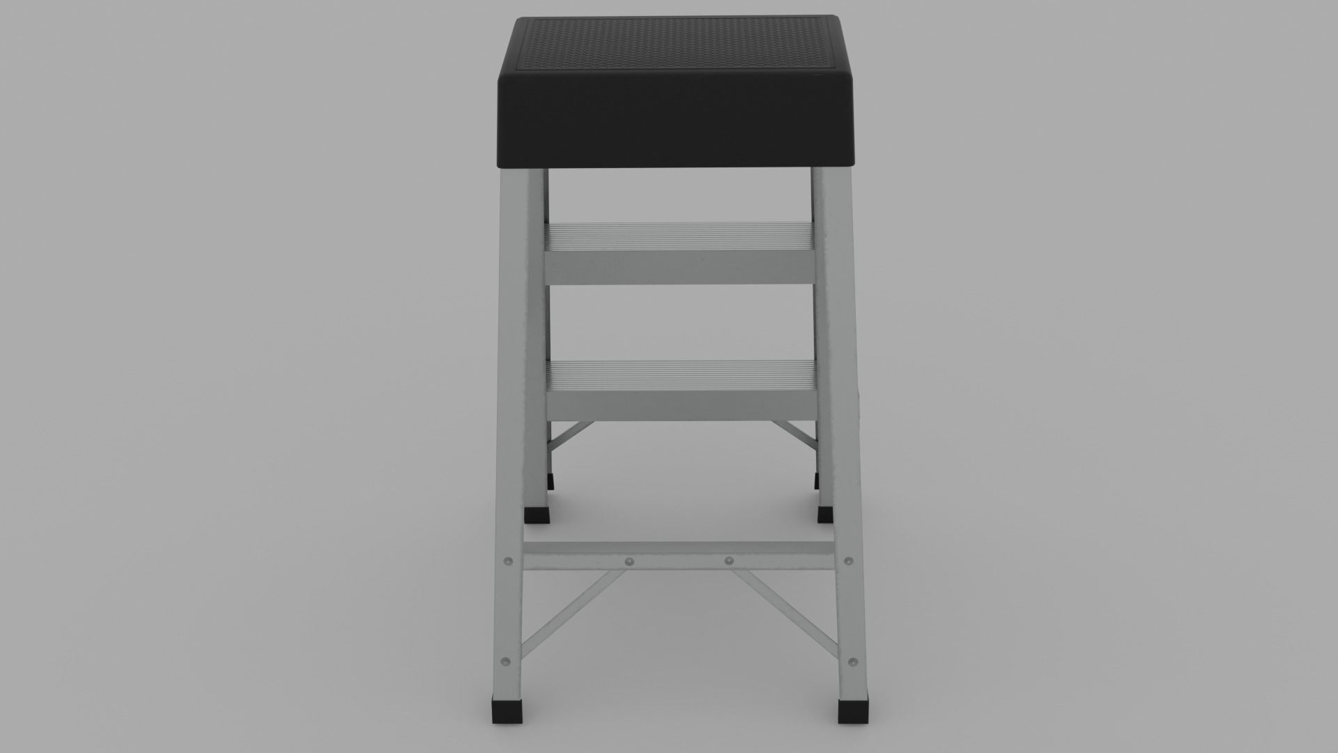 Step Ladder Low-poly 3D model_5