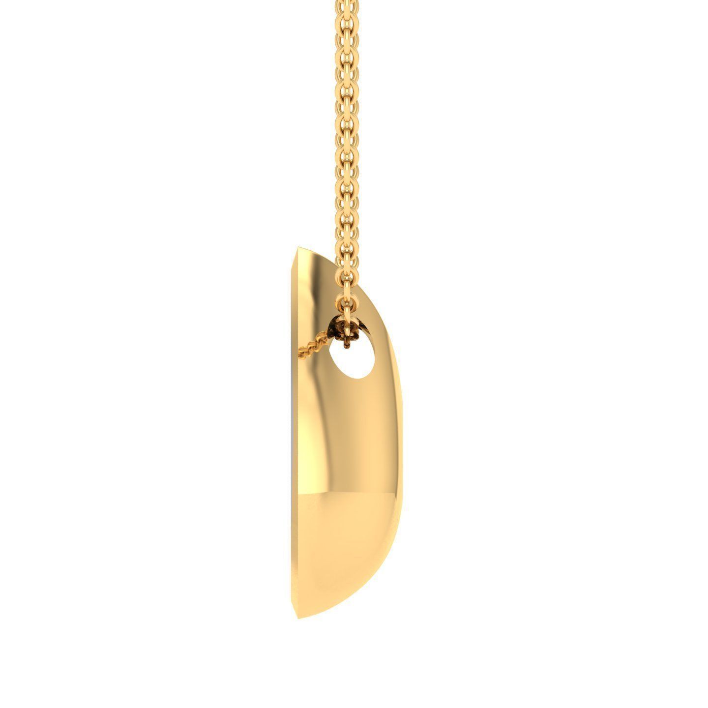 Women pendant 3dm stl render detail 3D print model_7