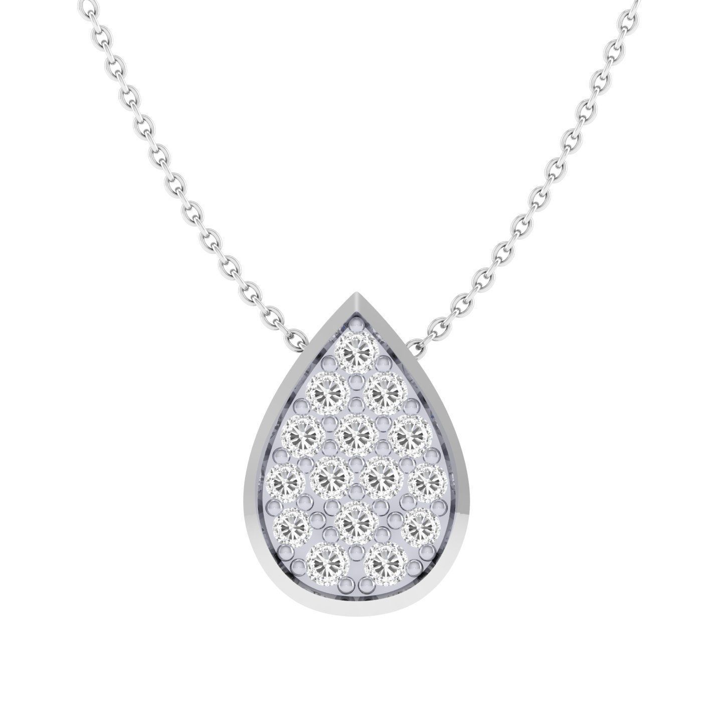 Women pendant 3dm stl render detail 3D print model_3