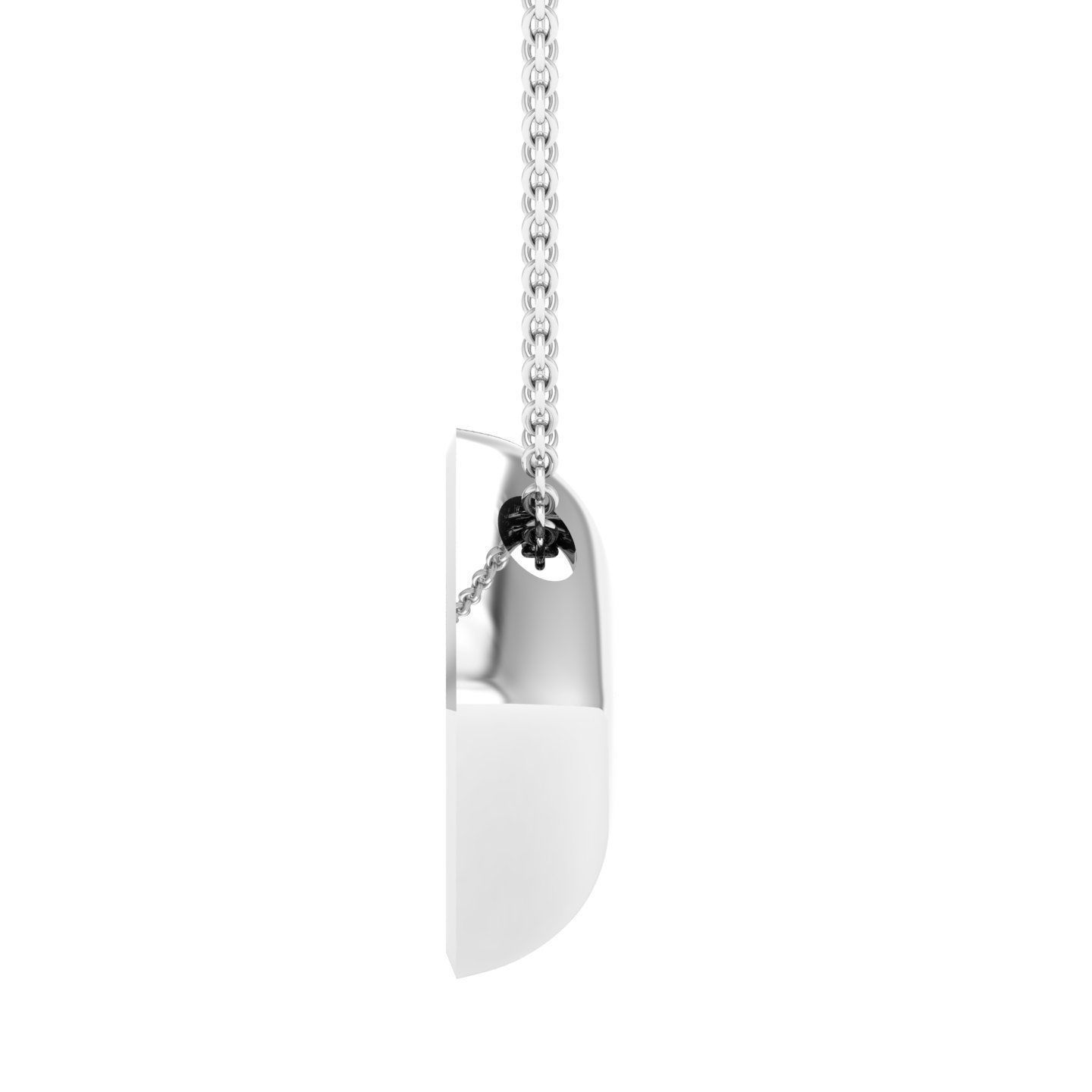 Women square pendant 3dm stl render detail 3D print model_4