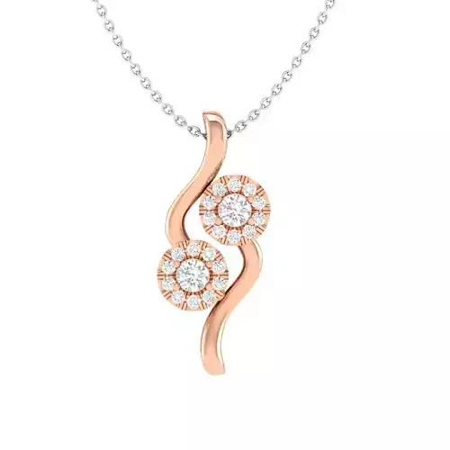 Women pendant 3dm stl render detail