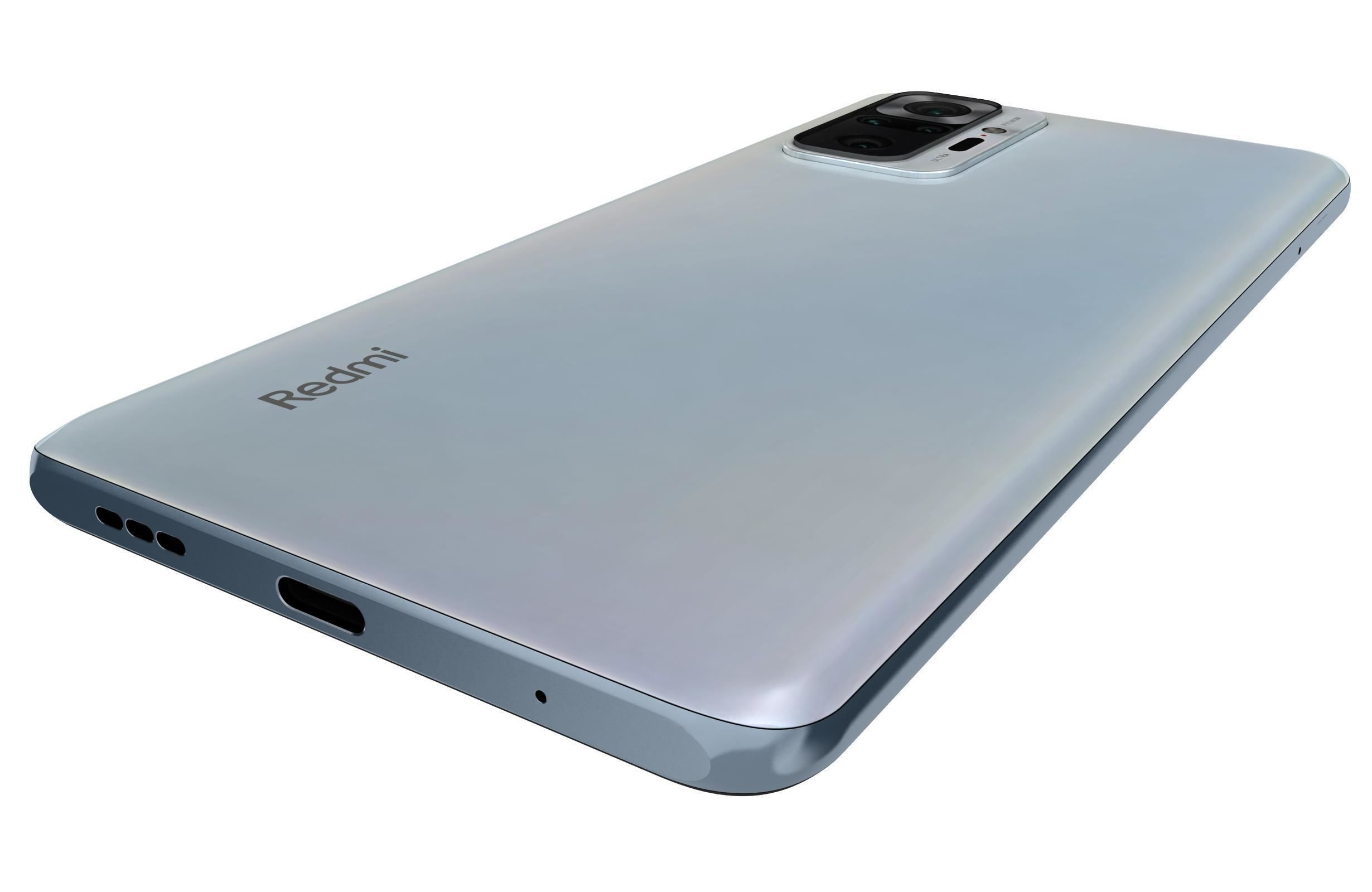 Xiaomi Redmi Note 10 Pro Max Glacial Blue 3D model_14