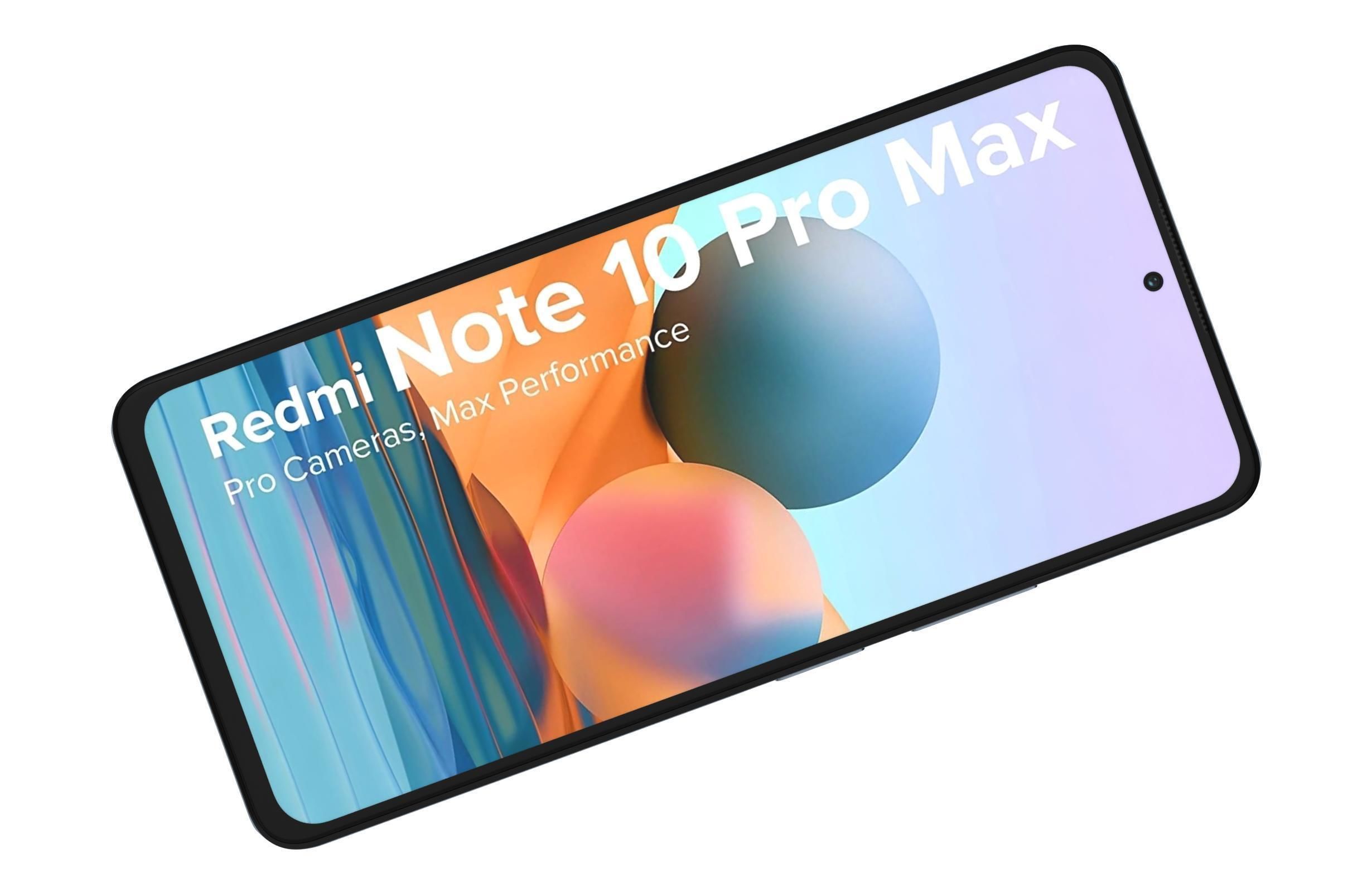 Xiaomi Redmi Note 10 Pro Max Glacial Blue 3D model_6