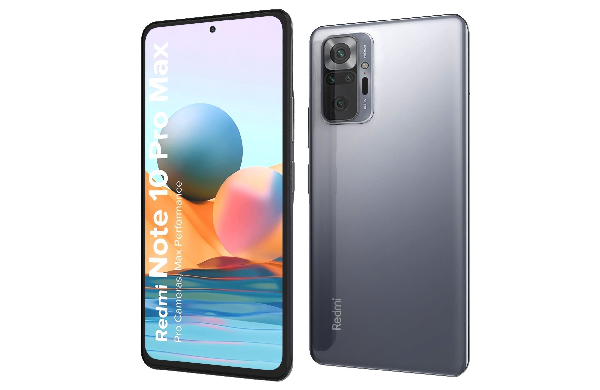 Xiaomi Redmi Note 10 Pro Max Dark Night 3D model_7