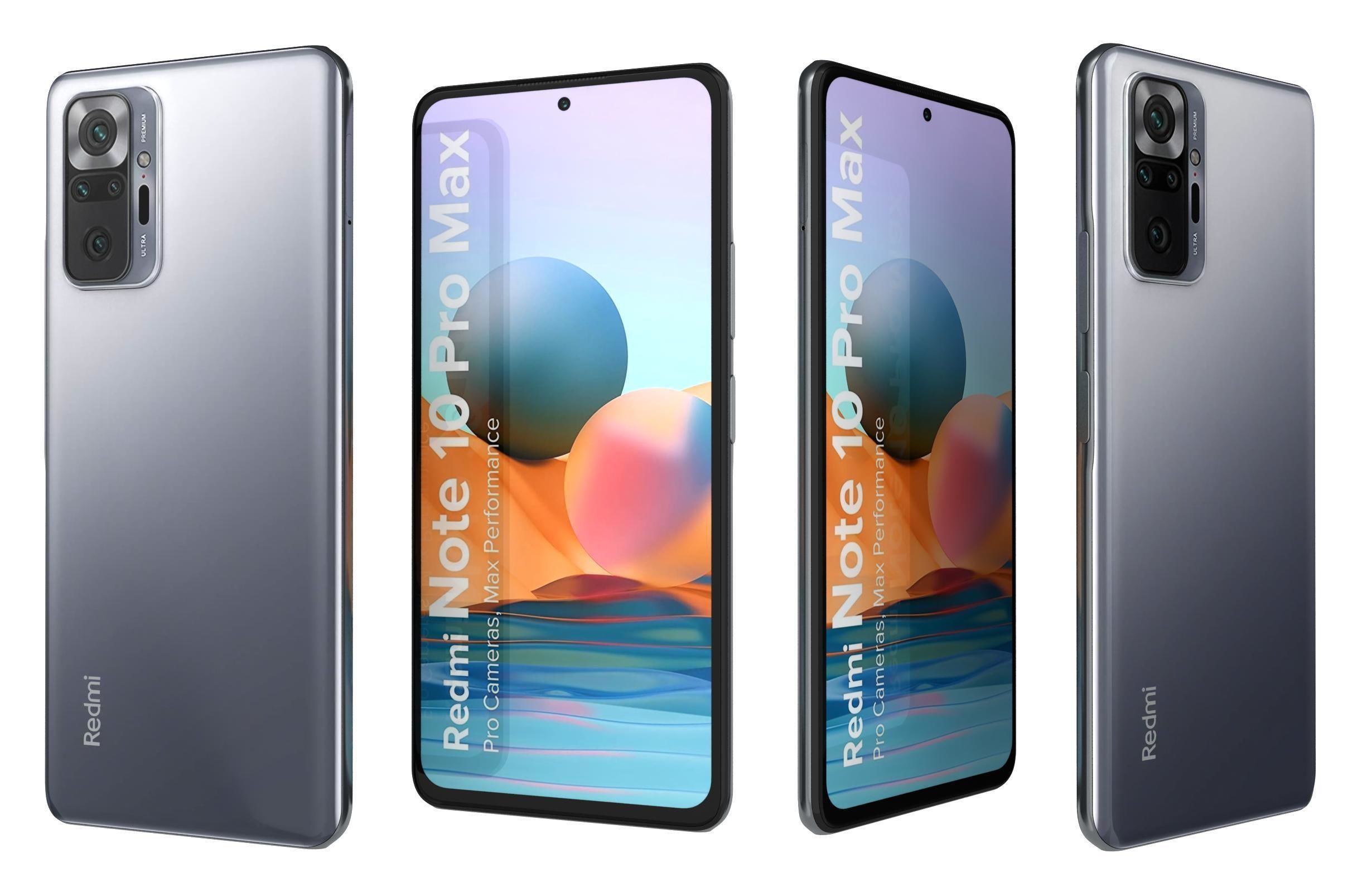 Xiaomi Redmi Note 10 Pro Max Dark Night 3D model_3