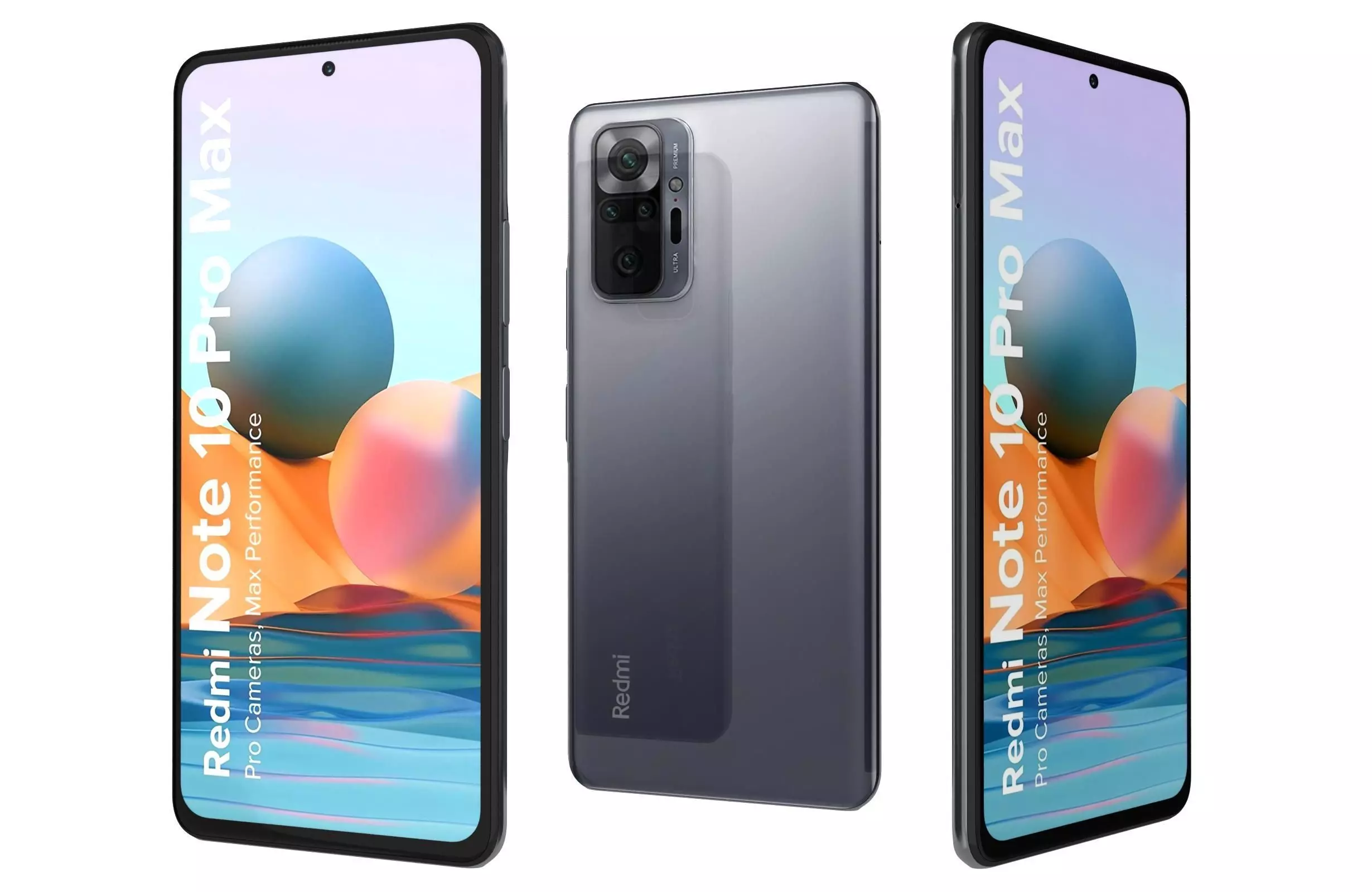 Xiaomi Redmi Note 10 Pro Max Dark Night 3D model_0