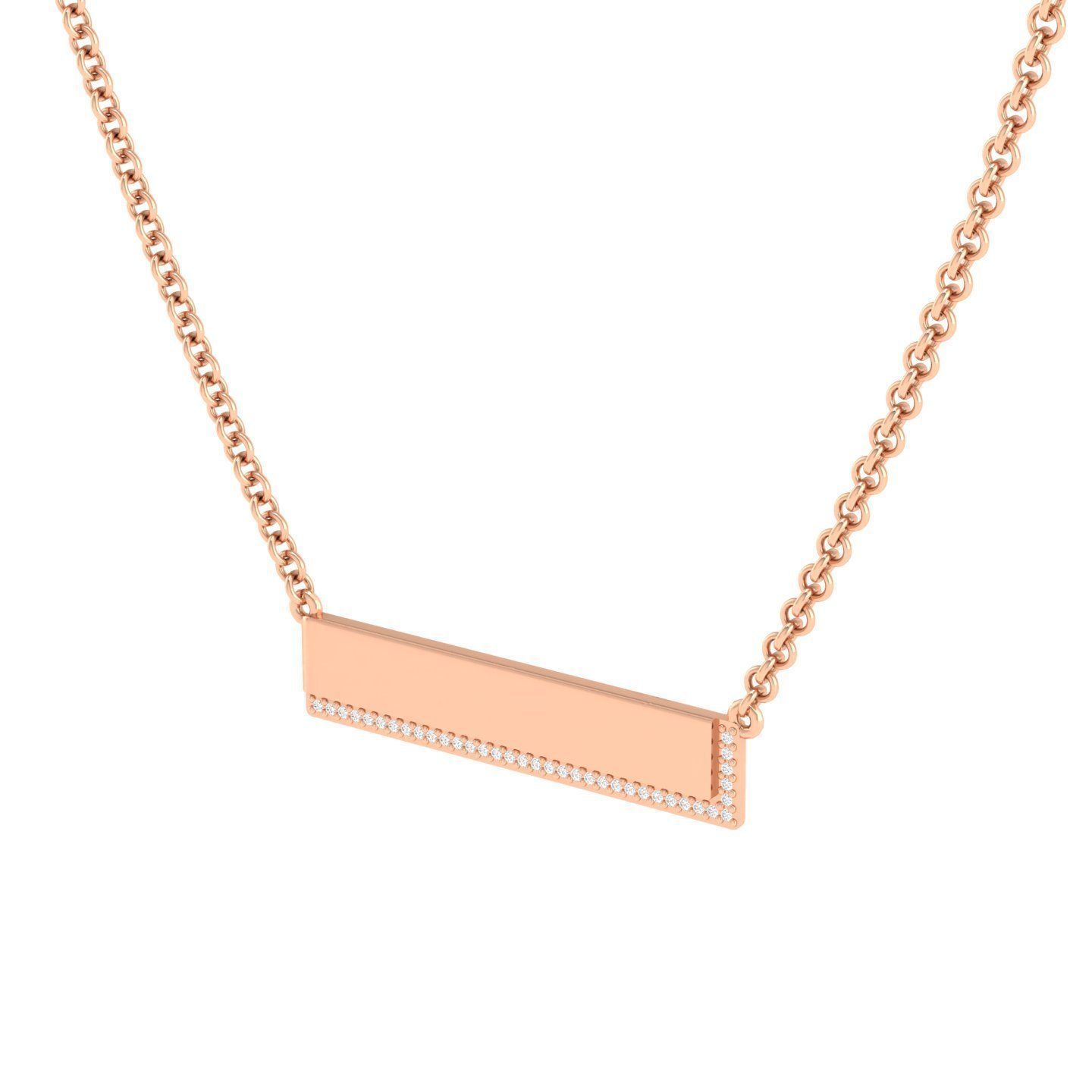 Women necklace pendant 3dm stl render detail 3D print model_2