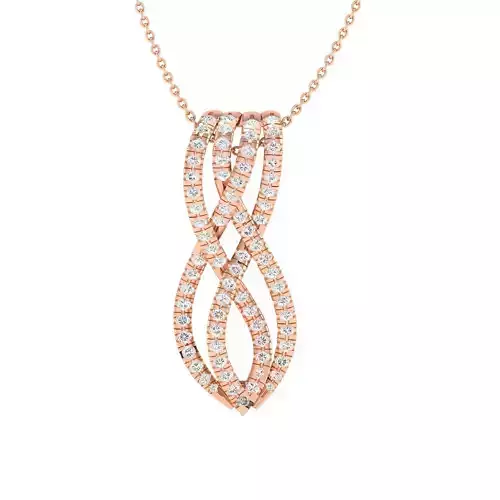 Women pendant 3dm stl render detail